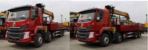 东风柳汽 8×4 系列 350 马力国五系列随车起重运输车